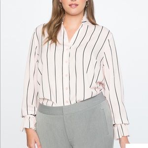 Premier Long Sleeve Ruffle Hem Blouse